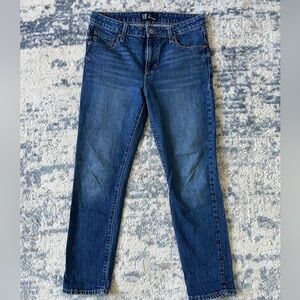 GAP Universal Slim Boyfriend Jeans in Dark Blue